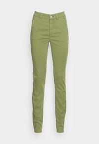 FRENCH POCKETS HIGH WAIST SLIM FIT REGULAR LENGTH - Chinos - blooming forest
