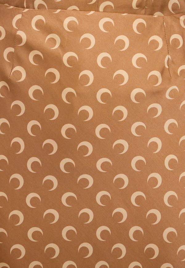 MOON PRINTED FLOU SKIRT - Pencil skirt - dark camel4