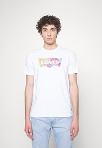 Levi's® GRAPHIC CREWNECK TEE - T-shirt estampada - white