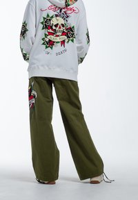 Ed Hardy TRUE TIL DEATH TECH  - Träningsbyxor - green