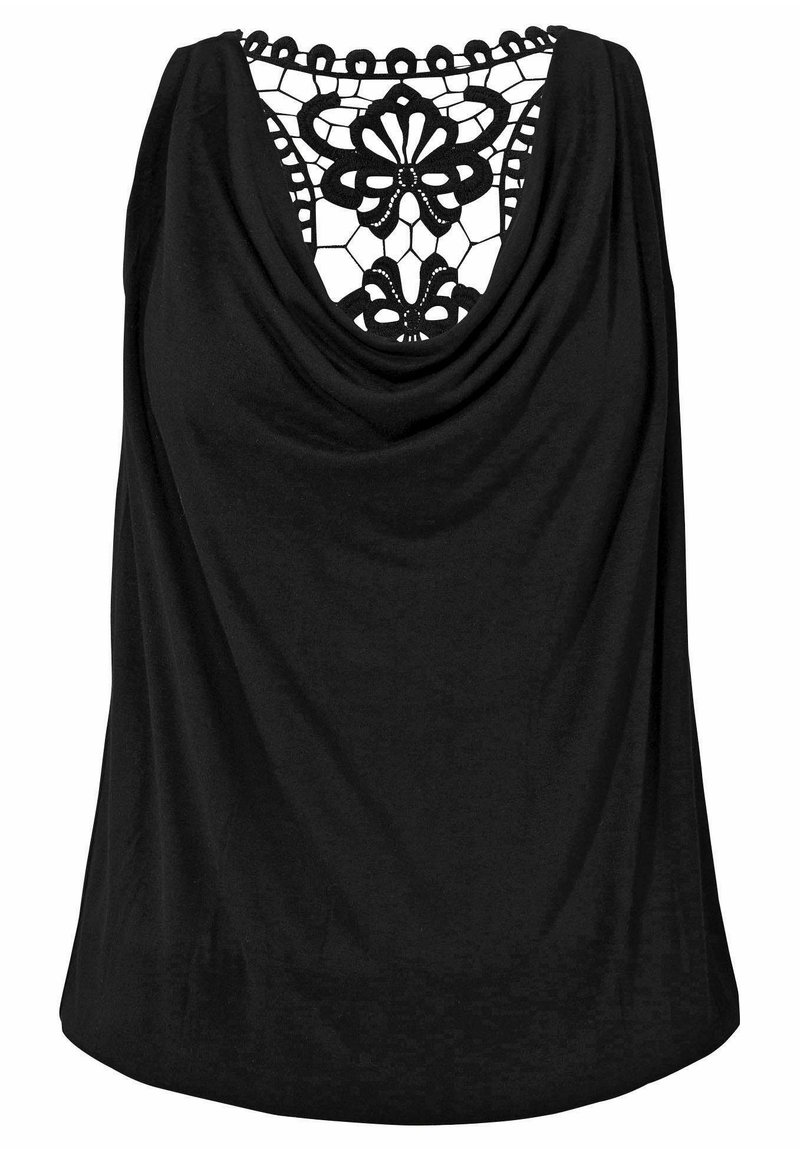 LASCANA Blůza - black