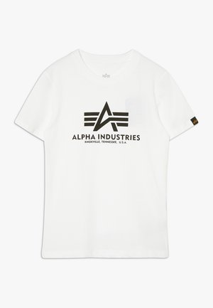 BASIC KIDS TEENS - Print T-shirt - white