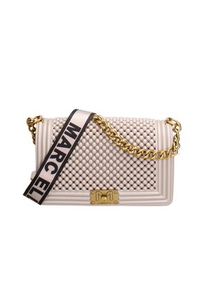 Marc Ellis Handbag - light gray and brass