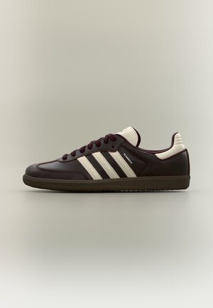 adidas Originals, SAMBA OG UNISEX - Маратонки - maroon/off white/silver coloured