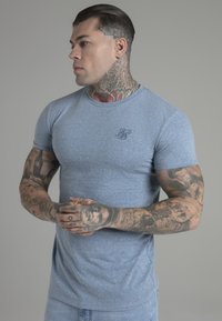 SIKSILK - MARL  - Pamata T-krekls - blue Miniatūras attēls 1