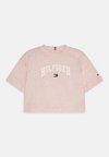 MELANGE VARSITY ARCHIVE TEE - Camiseta estampada - coral ice heather