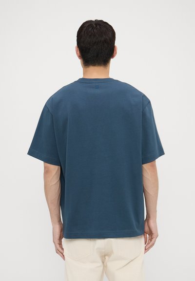 Filippa K HEAVY CREW NECK TEE - Základné tričko - dawn blue