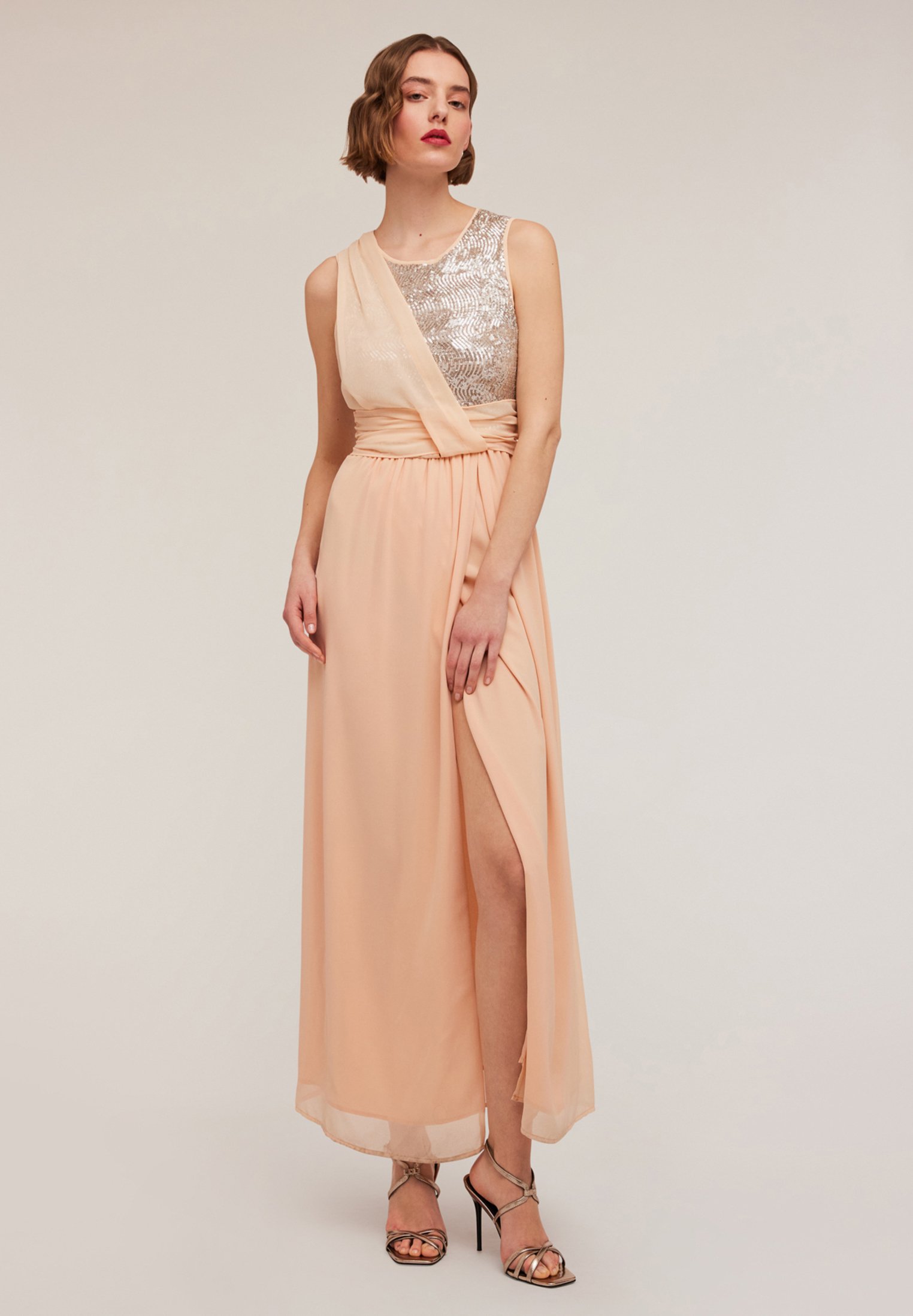 Motivi LUNGO A PEPLO CON CORPINO FULL PAILLETTES Abiti per - Main Image