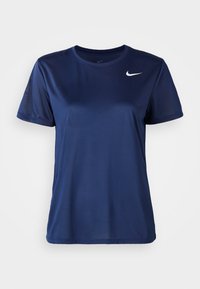 TEE - Sportovní tričko - midnight navy/white