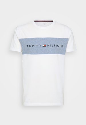Tommy Hilfiger ORIGINAL BLOCK LOGO - Pyjama top - optic white