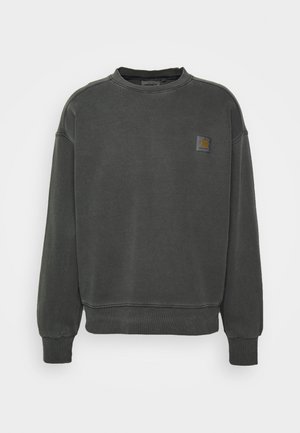 Carhartt WIP NELSON - Sweatshirt - black garment dyed