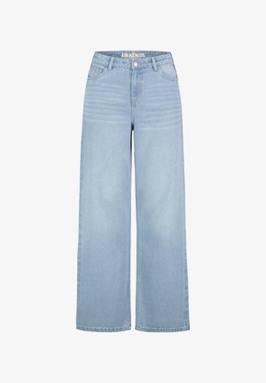 Sublevel, SUBLEVEL WIDE LEG JEANS MIT SEITLICHEM STREIFEN - Wide Leg - light-blue
