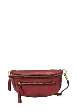 DEMI LUNE MEDIUM - Sac banane - bordeaux irise