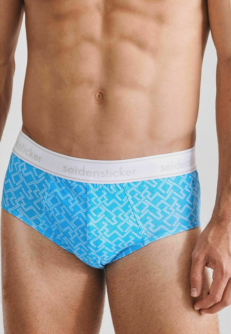 Herren Unterhosen | Seidensticker SLIP 3-PACK Slip navy print/navy stripes/white/mehrfarbig - KI38392 Herren Unterhosen | Seidensticker SLIP 3-PACK Slip navy print/navy stripes/white/mehrfarbig - KI38392