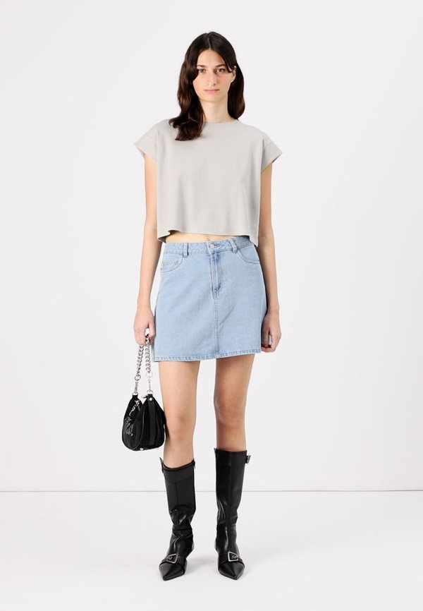 NMKIM  - Basic T-shirt - ghost gray4