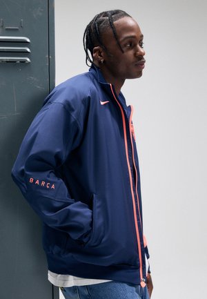 FC BARCELONA STRIKE THIRD ANTHEM JACKET - Article de supporter d'équipe de club - midnight navy/bright mango