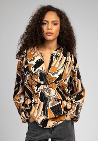 AN'GE KANEZA - Blouse - bastia noir