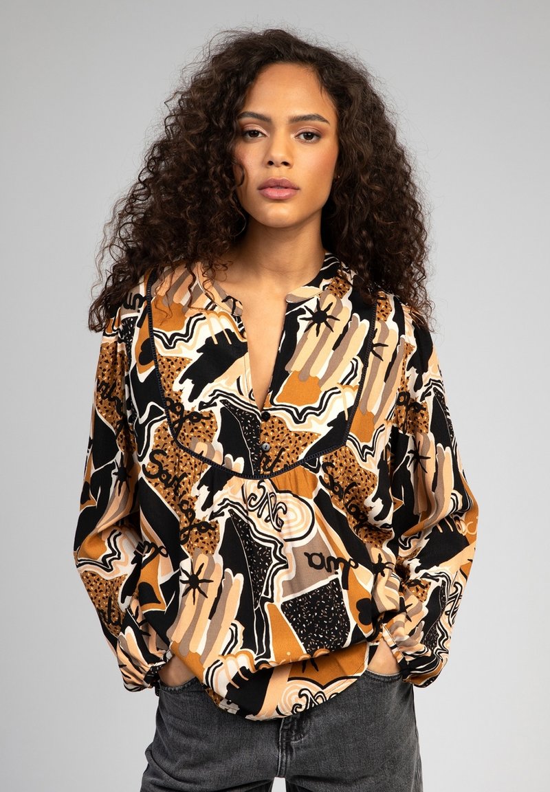 AN'GE KANEZA - Blouse - bastia noir