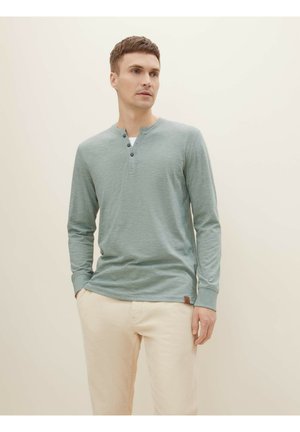Long sleeved top - smoke green grindle