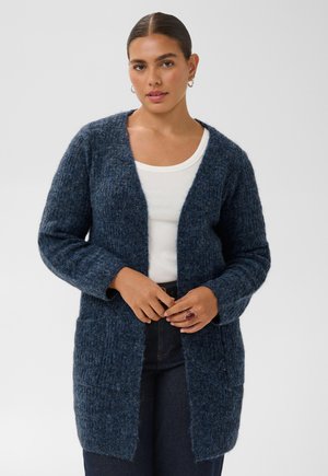Kaffe Curve, KCKIKKA CARDIGAN - Gilet - graphite melange