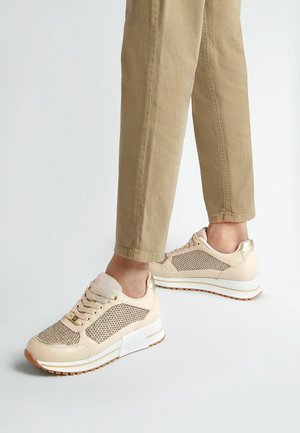 WITH  GLITTER  - Sneakers laag - nude