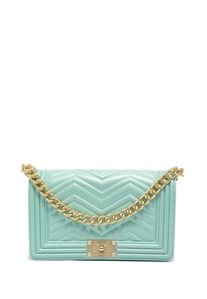 Borsa a tracolla - teal and gold