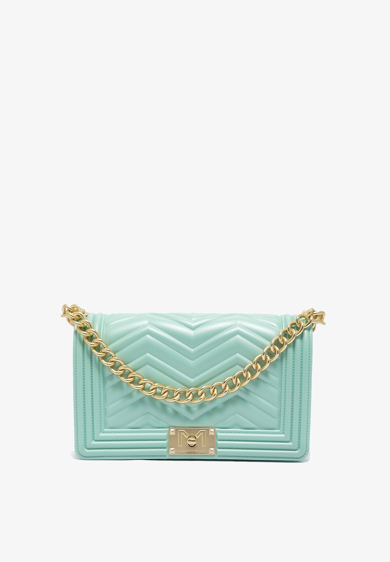 Marc Ellis Borsa a tracolla - teal and gold