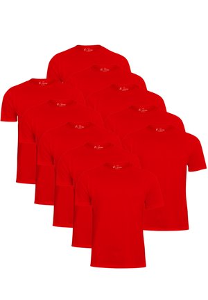 Cotton Prime 10ER PACK  O-NECK - TEE - T-Shirt basic - rot