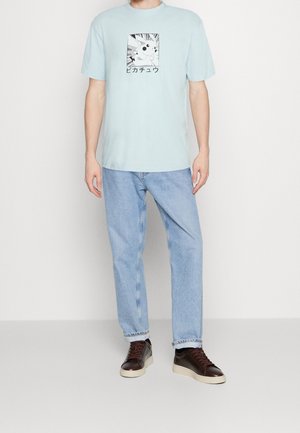YOURTURN, T-Shirt print - light blue