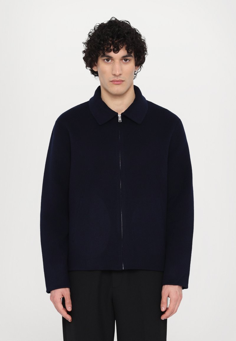sandro JACKET DOUBLE FACE - Suvejakk - bleu royal