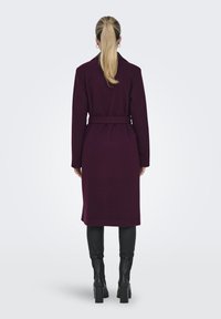 ONLY ONLALVILDA LIFE WRAP - Cappotto classico - burgundy