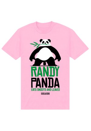 Henry Tiger RANDY PANDA - T-shirt print - pink