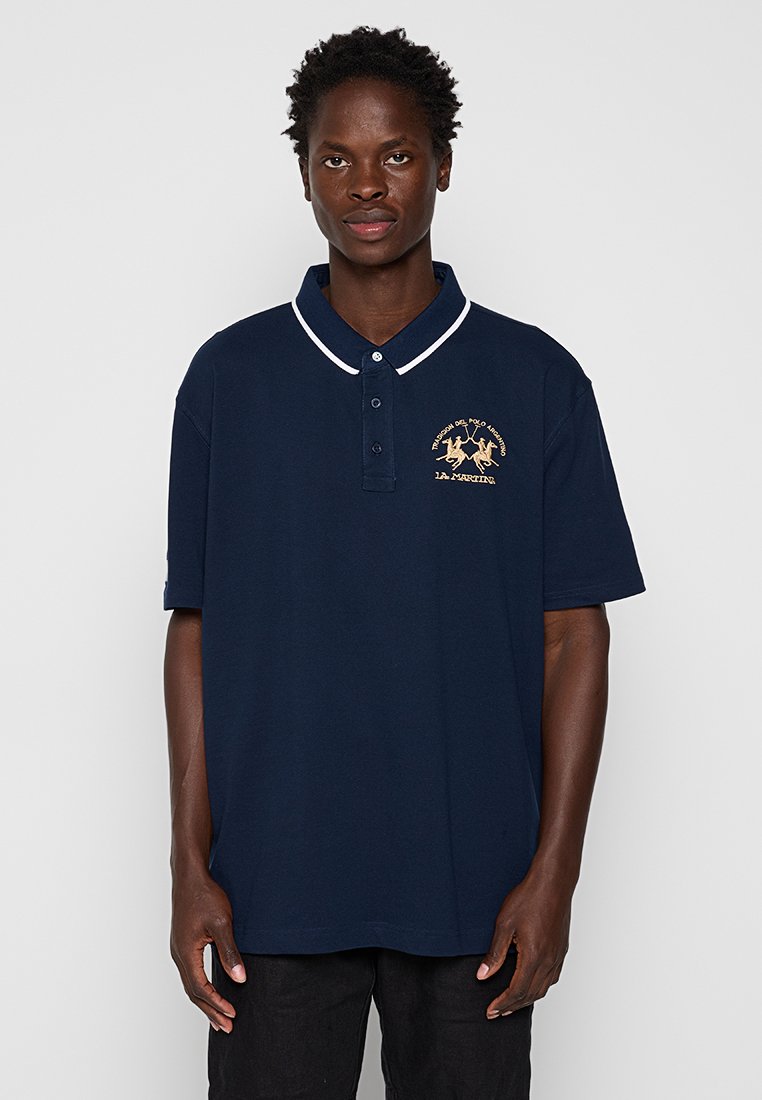 LA MARTINA Poloshirt donkerblauw