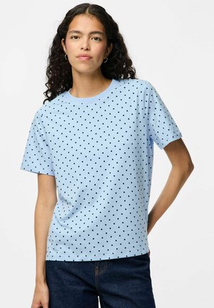 RIA PÜNKTCHEN - T-shirt med print - cashmere blue