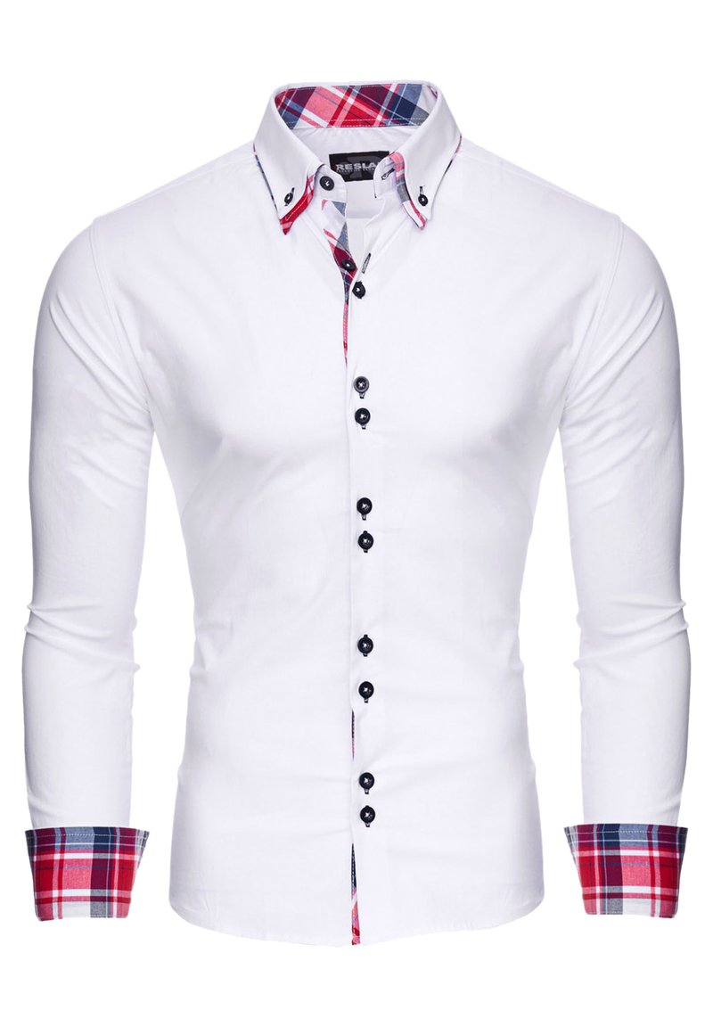 Herren Freizeithemden | RESLAD Hemd weiß - JW41573 Herren Freizeithemden | RESLAD Hemd weiß - JW41573