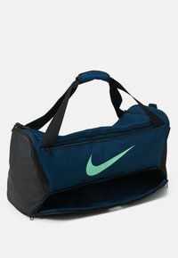 Nike Performance Saco de desporto - valerian blue/black/(green glow)