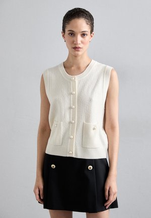 PETIT CARDIGAN TRICOT - Weste - ecru