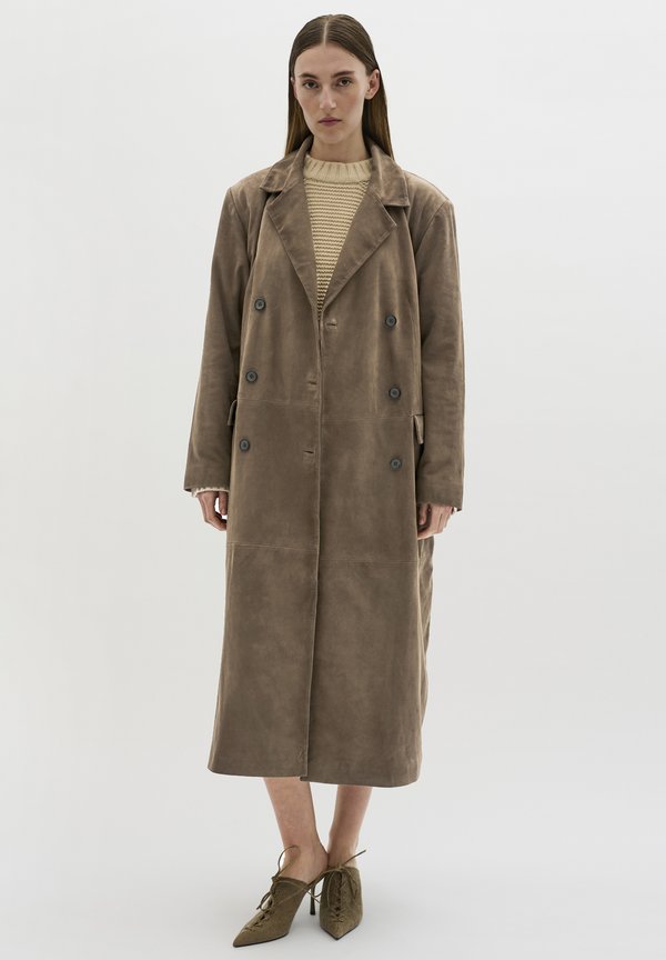 Klassischer Mantel - chocolate chip