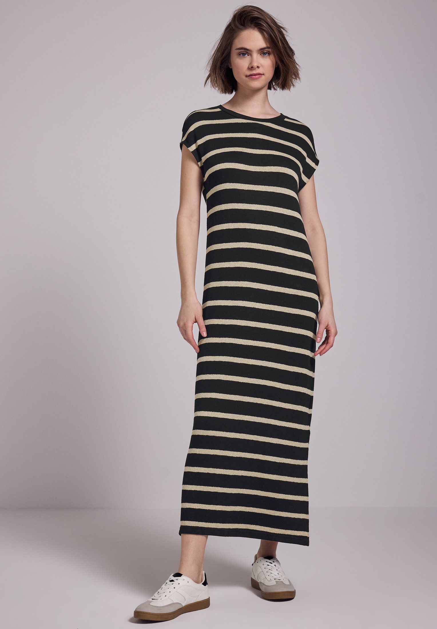 Street One Studio Gestreiftes Maxi-Jerseykleid Für Produktbild-Vorschau 2