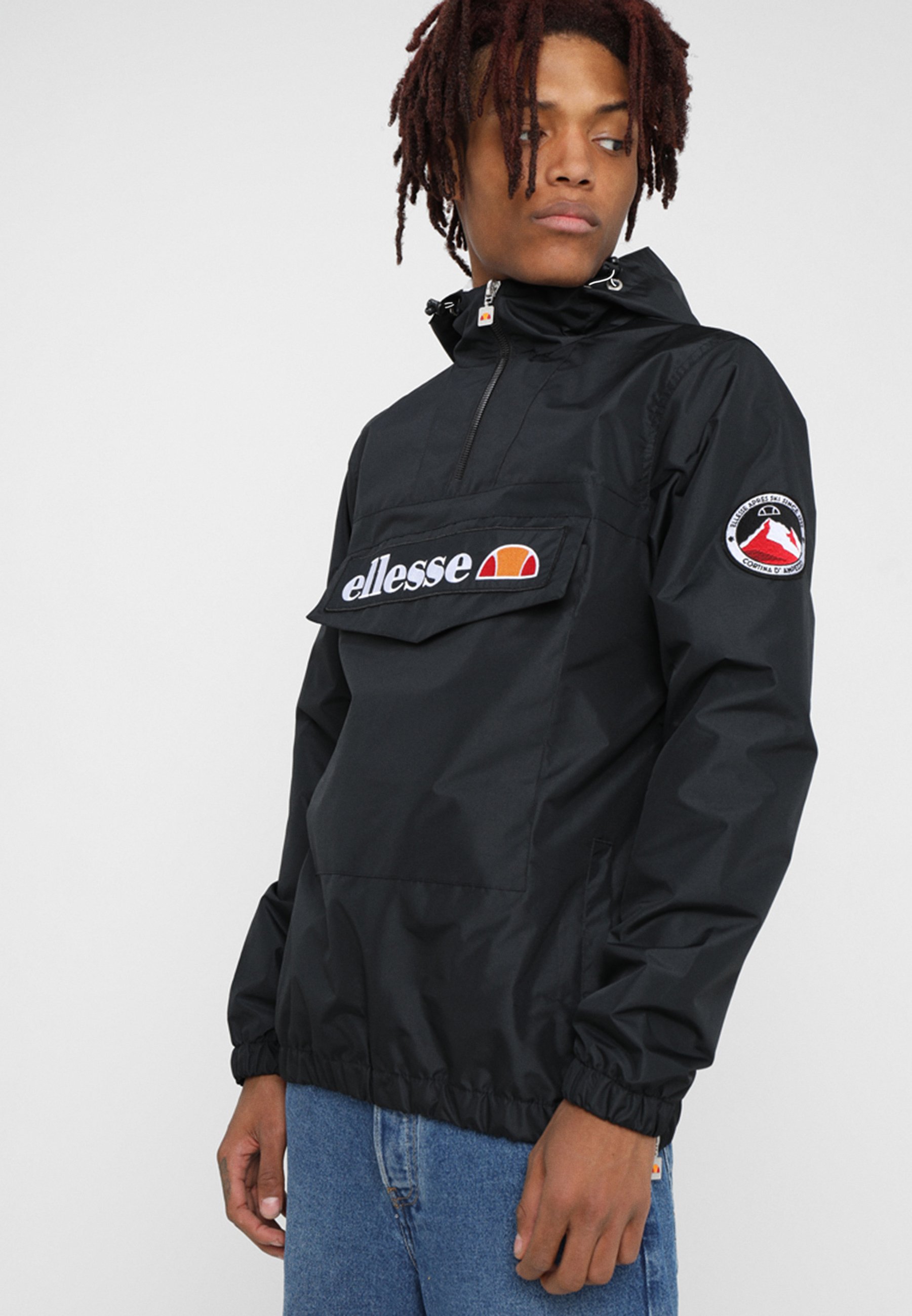 Ellesse MONT Cortaviento anthracite/negro