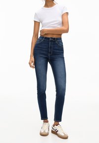 PULL&BEAR Jeans Skinny Fit - dark-blue denim