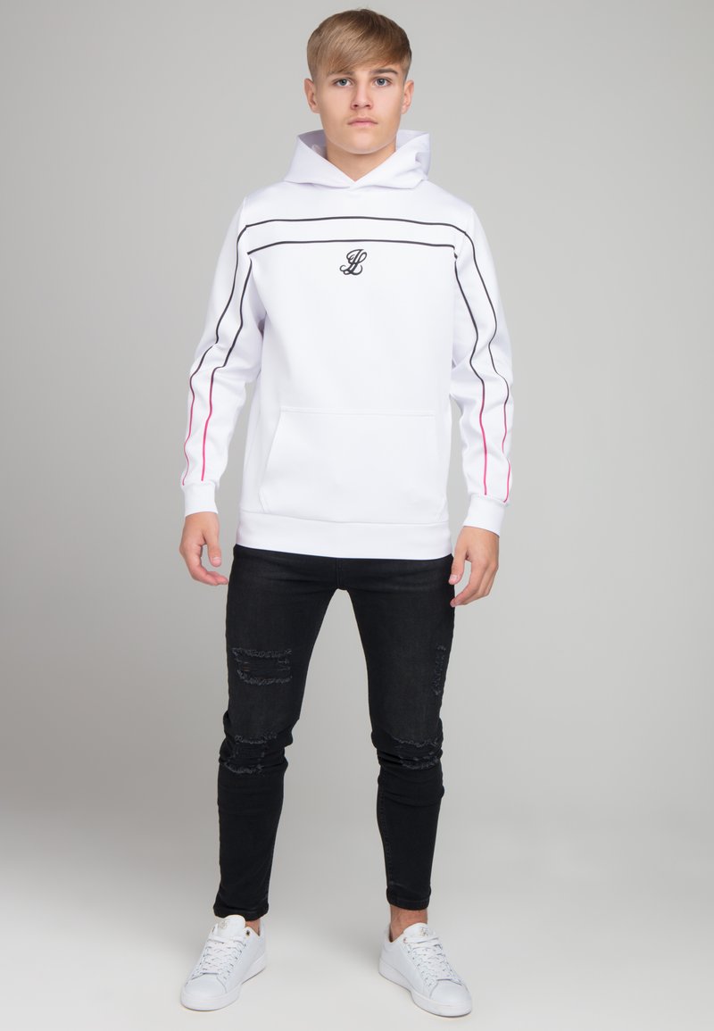 Kinder Shirts & Tops | Illusive London Juniors FADE PIPING HOODIE Kapuzenpullover white/weiß - EJ24987 Kinder Shirts & Tops | Illusive London Juniors FADE PIPING HOODIE Kapuzenpullover white/weiß - EJ24987