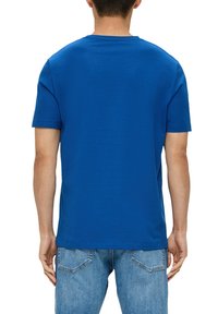 s.Oliver KURZARM - T-shirt print - royalblau