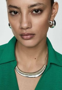 Mango Blusenkleid - dark green