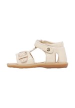 Piesanto 230422 Sandaal klitteband beige/brons snake met artikelnummer