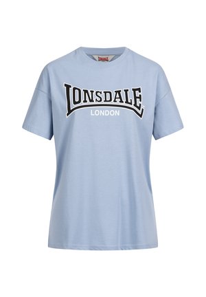 Lonsdale Μπλουζάκι με στάμπα - pastel blue black white