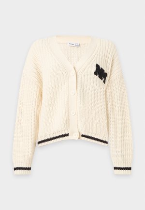 Noisy May, NMCHARLIE V NECK CARDIGAN - Strickjacke - birch