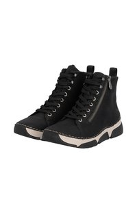 Rieker Bottines à lacets - schwarz