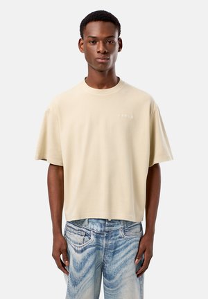 Basic T-shirt - mittelbeige