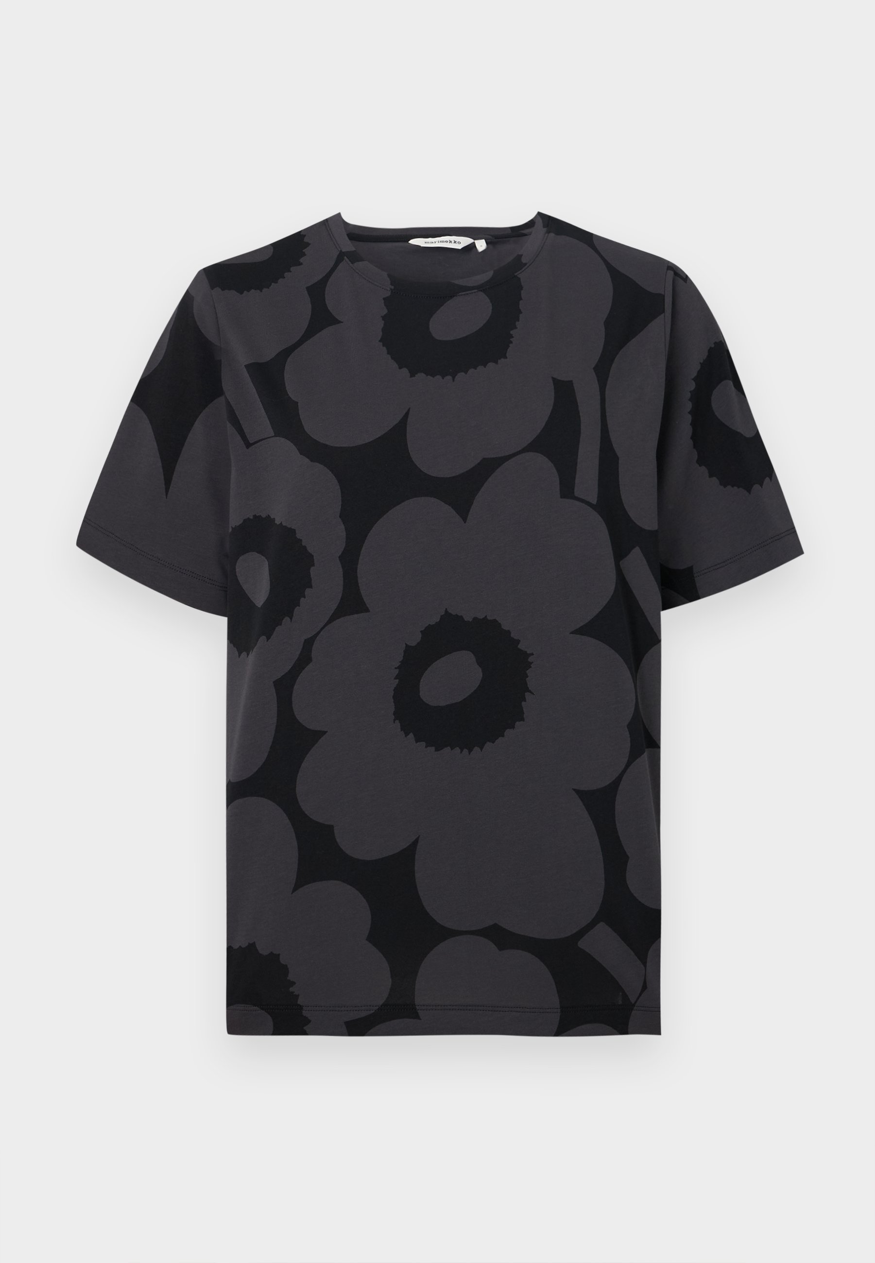 Marimekko TUNNIT UNIKKO - Print T-shirt - black/dark grey/black